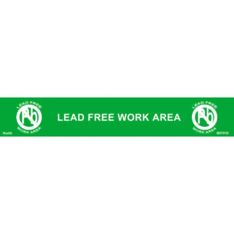 Lead-Free Bench Awareness Sign (10/Pkg.), 1" x 6"